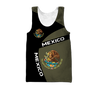 Personalized Mexico 3D All Over Printed Hoodie