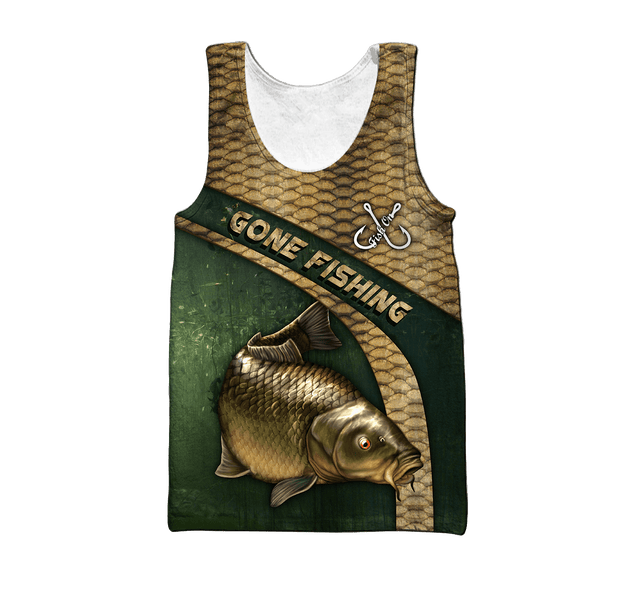 Custom name Carp Fishing Skin Camo 3D printed shirts