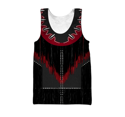 Native Cowboy Jacket No7 Cosplay 3D Over Printed Unisex Deluxe Hoodie ML