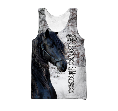 Beautiful Friesian Horse 3D All Over Printed Unisex Shirts TNA11162003