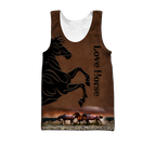 Love Horse 3D All Over Printed Shirts TNA11172002XT