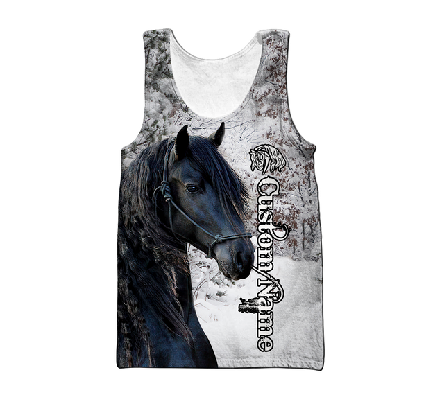 Personalized Beautiful Friesian Horse 3D All Over Printed Shirts For Men And Women TNA11172008