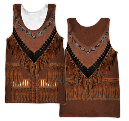 Native Cowboy Jacket No8 Cosplay 3D Over Printed Unisex Deluxe Hoodie ML