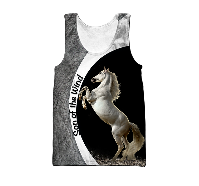 Beautiful White Horse 3D All Over Printed Shirts For Men And Women TNA11202001CL