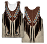 Native Cowboy Jacket No11 Cosplay 3D Over Printed Unisex Deluxe Hoodie ML