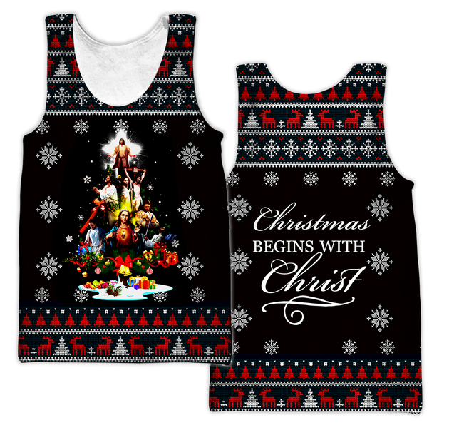 Jesus Christmas 3D All Over Printed Shirts For Men and Women