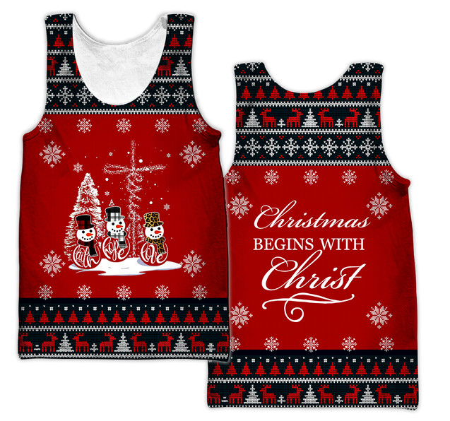 Jesus Christmas 3D All Over Printed Shirts For Men and Women