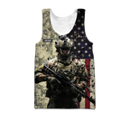 Army Customize Name 3D All Over Printed Shirts MH18112005