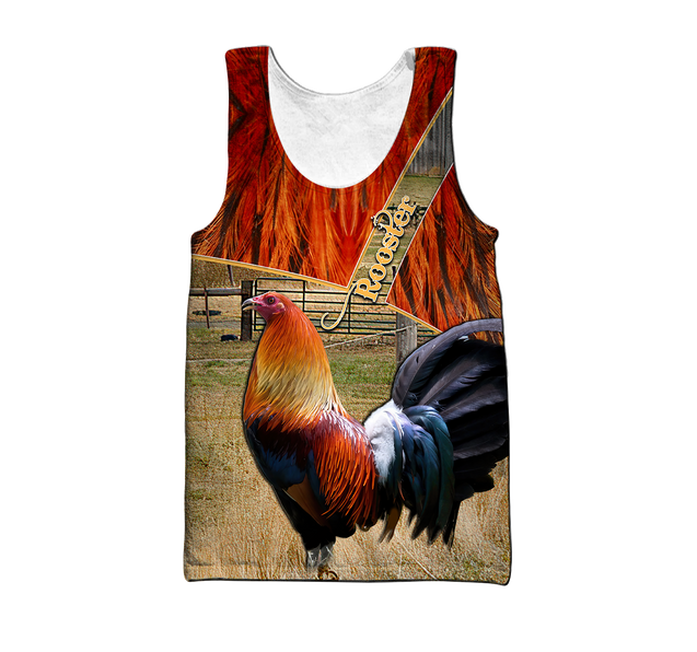 Premium Rooster 3D Printed Unisex Shirts