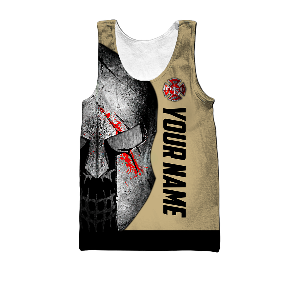 Customize Name Firefighter 3D All Over Printed Hoodie Shirts For Men And Women MH08122004