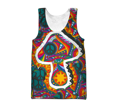 Hippie Organic 3D All Over Printed Hoodie Shirts For Men And Women MH09122002HH