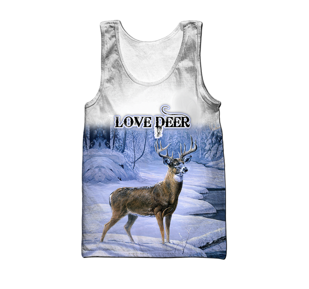 Love Deer 3D All Over Printed Shirts