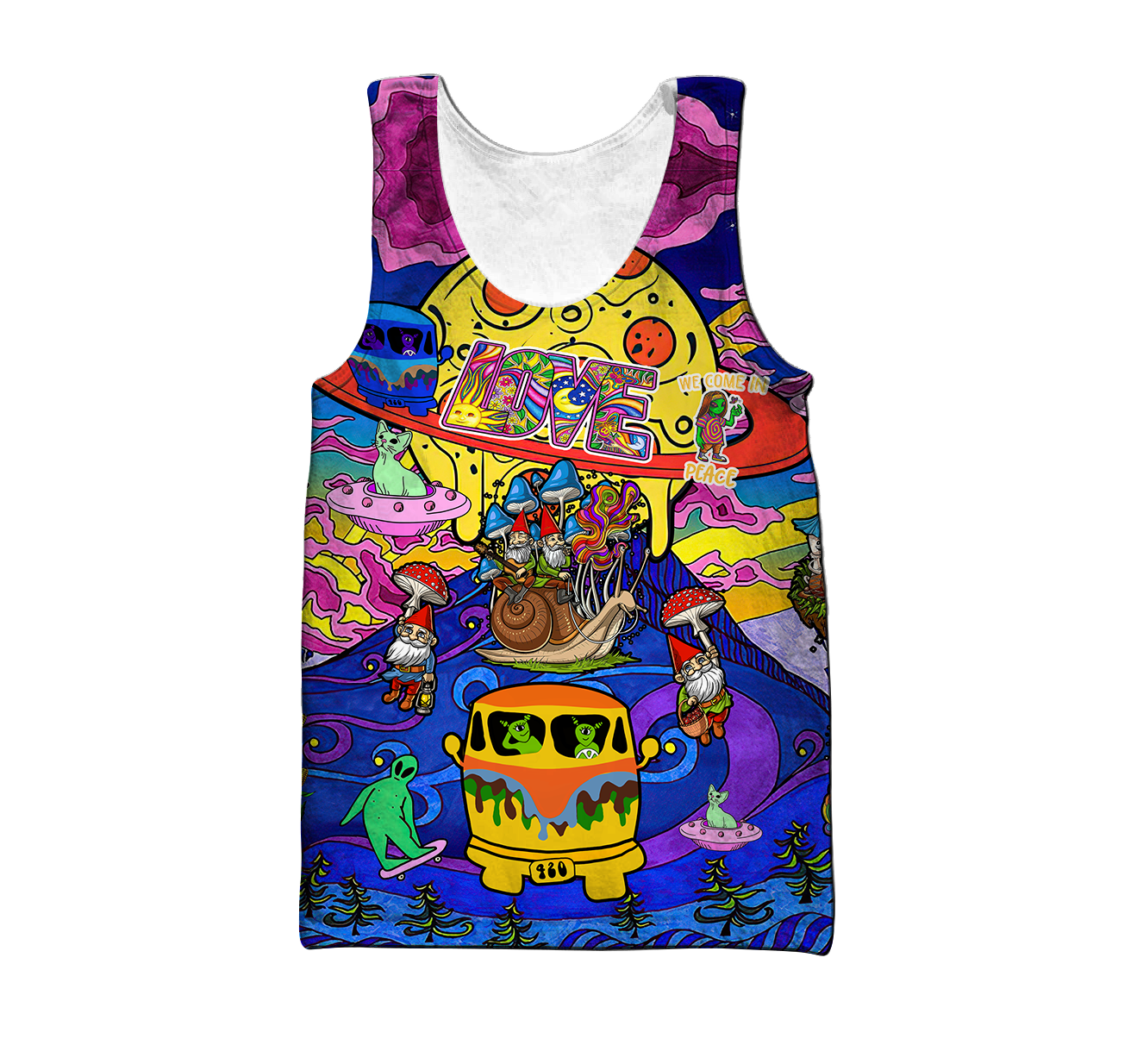 Trip To Galaxy Hippie Guys 3D All Over Printed Hoodie Shirts For Men And Women MH08122005HH