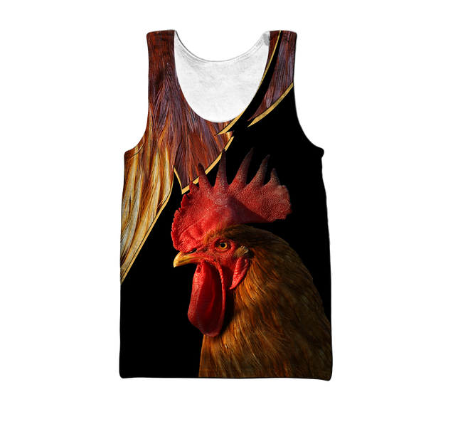 Premium Rooster 3D All Over Printed Unisex Shirts