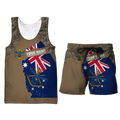 Custom name Australia Army Brothers in arms AU Veteran 3D print shirts