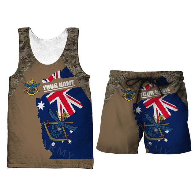 Custom name Australia Army Brothers in arms AU Veteran 3D print shirts