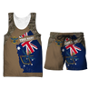 Custom name Australia Army Brothers in arms AU Veteran 3D print shirts