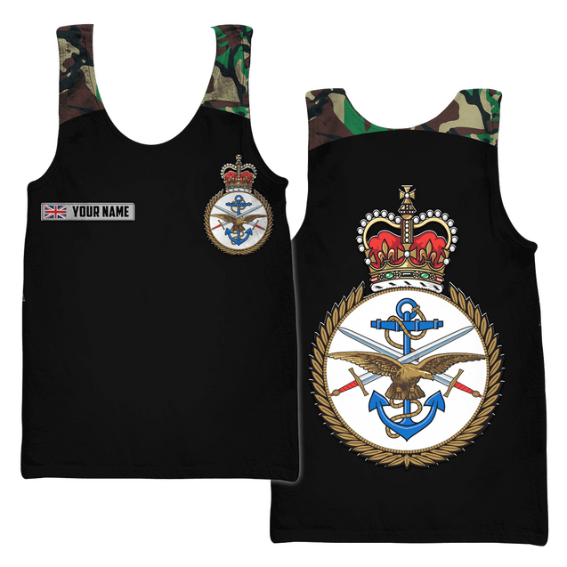 Custom Name XT British Armed Forces 3D Printed Shirts Pi25052104