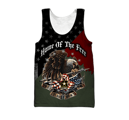 Home Of The Free US Veteran 3D All Over Printed Hoodie HHT26052101