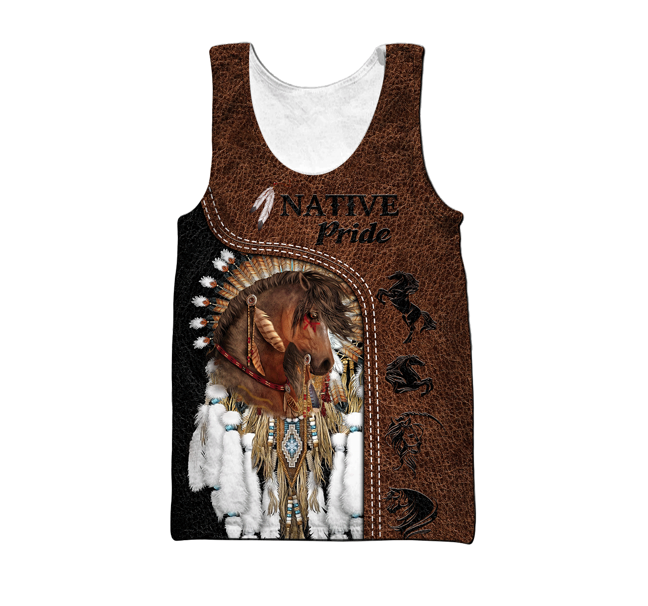 Horse Native American 3D All Over Printed Unisex Shirts