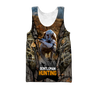 Hunting Dog 3D Over Printed Unisex Deluxe Hoodie ML