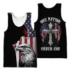 One Nation Under God 3D All Over Printed Unisex Shirts