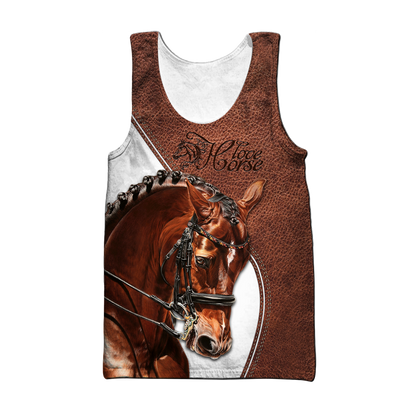 Love Horse 3D All Over Printed Shirts Pi05012103