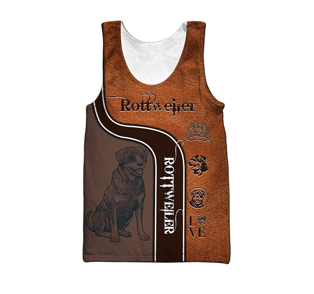 Rottweiler 3D hoodie shirt for men and women custom name ver3