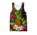 Amazing Polynesian Pineapple Hawaiian Style Unisex Deluxe Hoodie ML