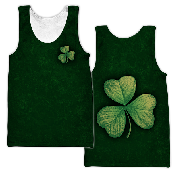 Irish shamrock St.Patrick day 3d hoodie shirt for men and women custom name