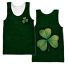 Irish shamrock St.Patrick day 3d hoodie shirt for men and women custom name