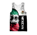 Personalized Mexican Skull Hoodie 3D All Over Printed Unisex Hoodie