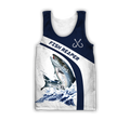 Custom name Sea Trout fishing design 3d print shirts