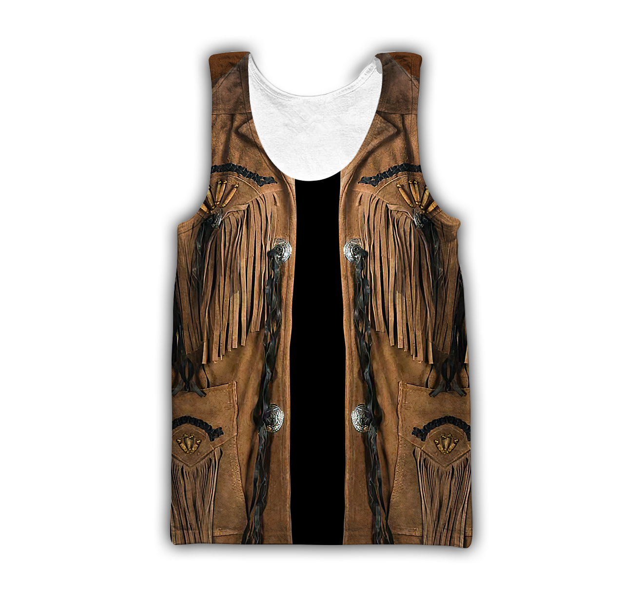 Native Cowboy Jacket No15 Cosplay 3D Over Printed Unisex Deluxe Hoodie ML