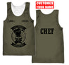 Custom Name Master Chef 3D All Over Printed Unisex Shirts