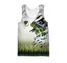 Custom name Bass fishing escape Skin camo 3D printed shirts