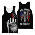 One Nation Under God 3D All Over Printed Unisex Shirts