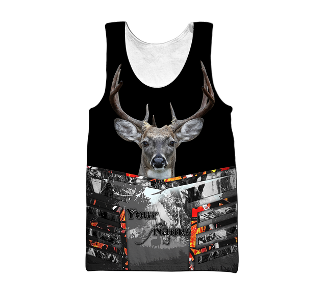 Persionalized Name - Deer Hunting Camo 3D All Over Printed Unisex Shirts