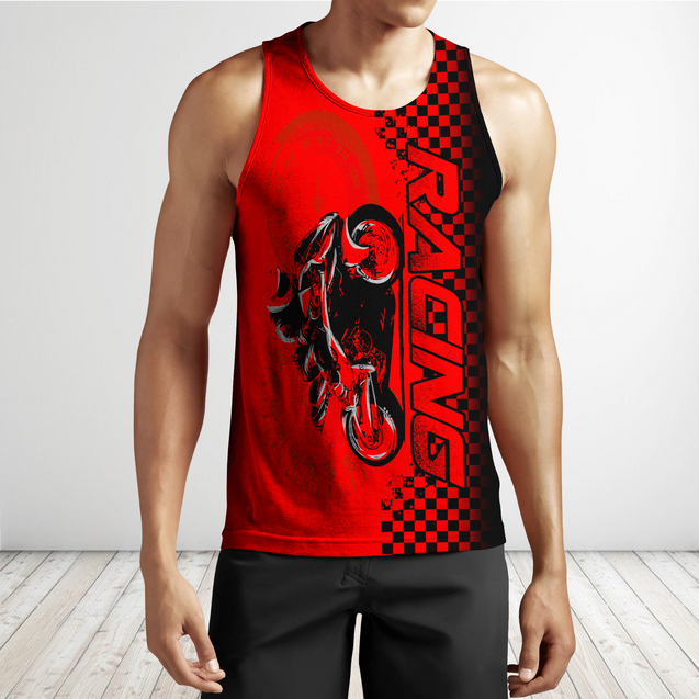 Motorcycle Racing 3D All Over Printed Unisex Shirts Let's Go Racing