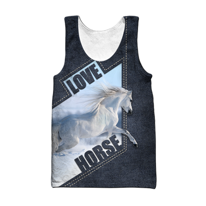 Love Horse  3D All Over Printed Shirts Pi112094XT