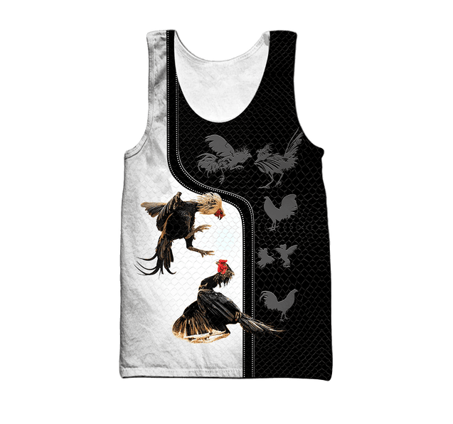 Personalized Rooster Fighting 3D Printed Unisex Shirts DD29042102