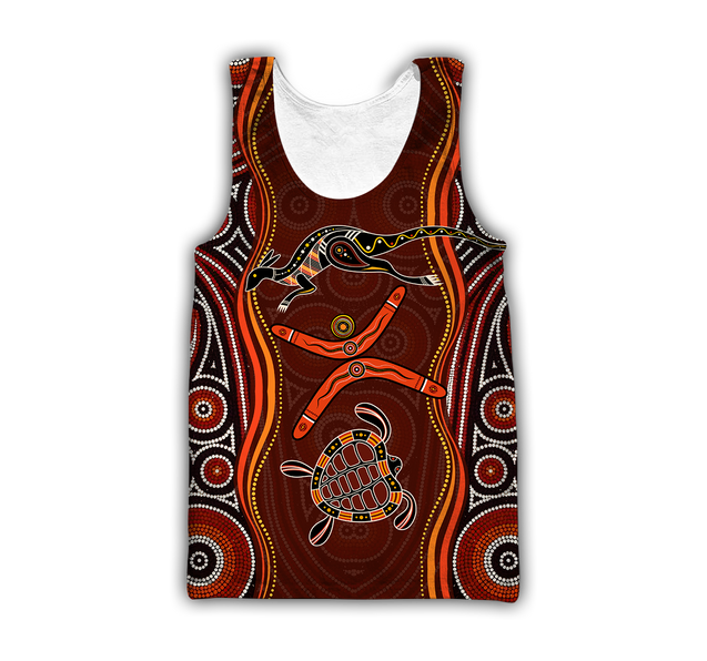 Aboriginal Naidoc Week Heal the Kangaroo and Turtle 3D print shirts