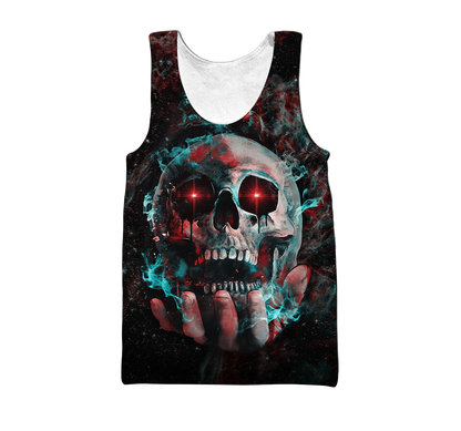 Premium Skull 3D All Over Printed Unisex Shirts