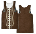 Native Cowboy Jacket No20 Cosplay 3D Over Printed Unisex Deluxe Hoodie ML