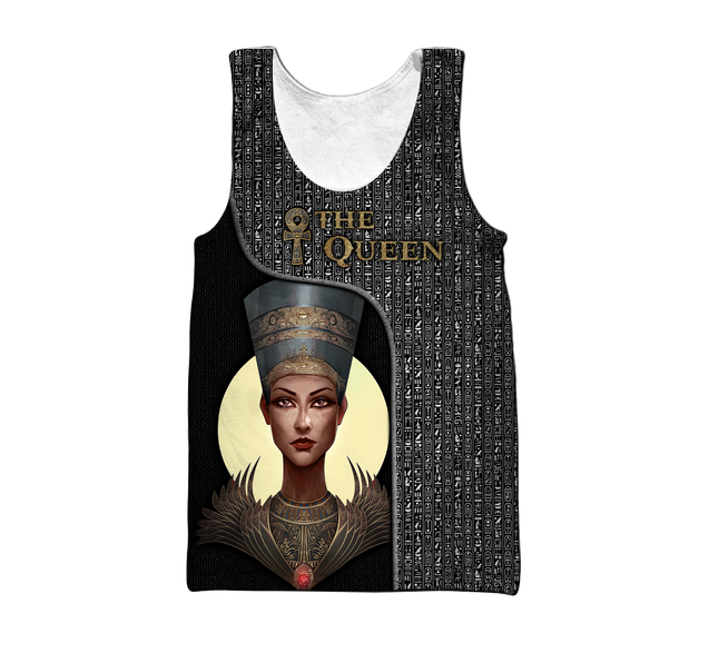 Custom name The Queen Ancient Egypt 3D design print shirts