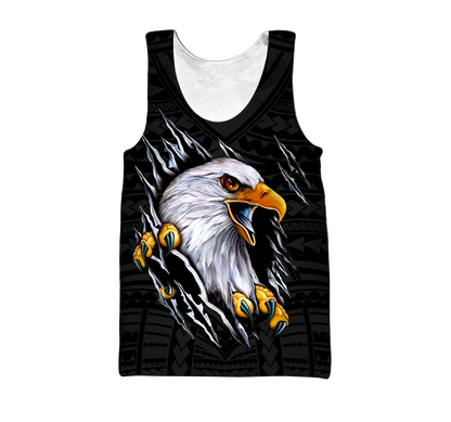 Samoa Eagle 3D Hoodie Shirt For Men And Women LAM
