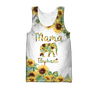 Mama Elephant Sunflower - Mother's Day Gift 3D Unisex Shirt