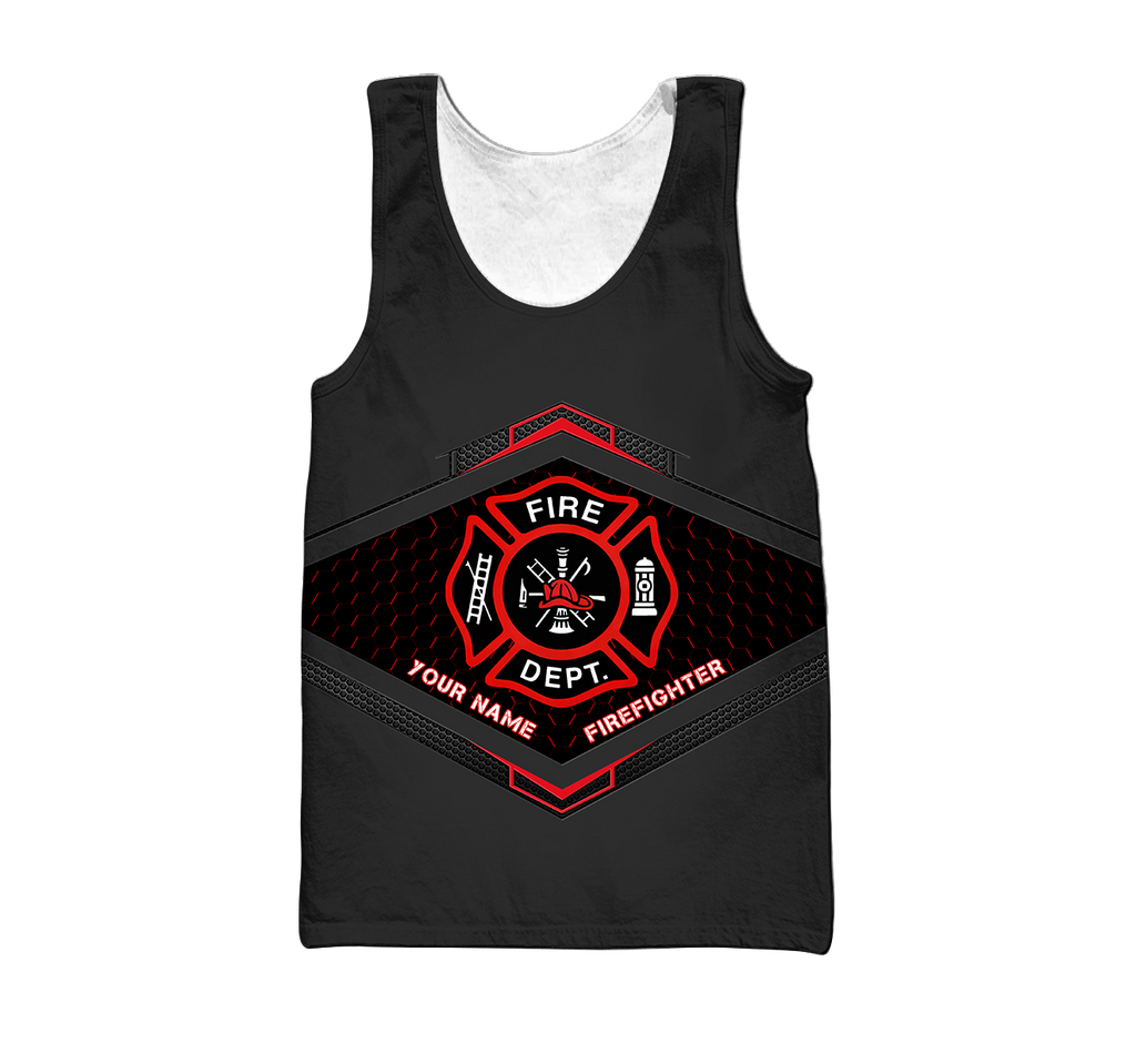 Customize Name Firefighter Hoodie For Men And Women MH22032102