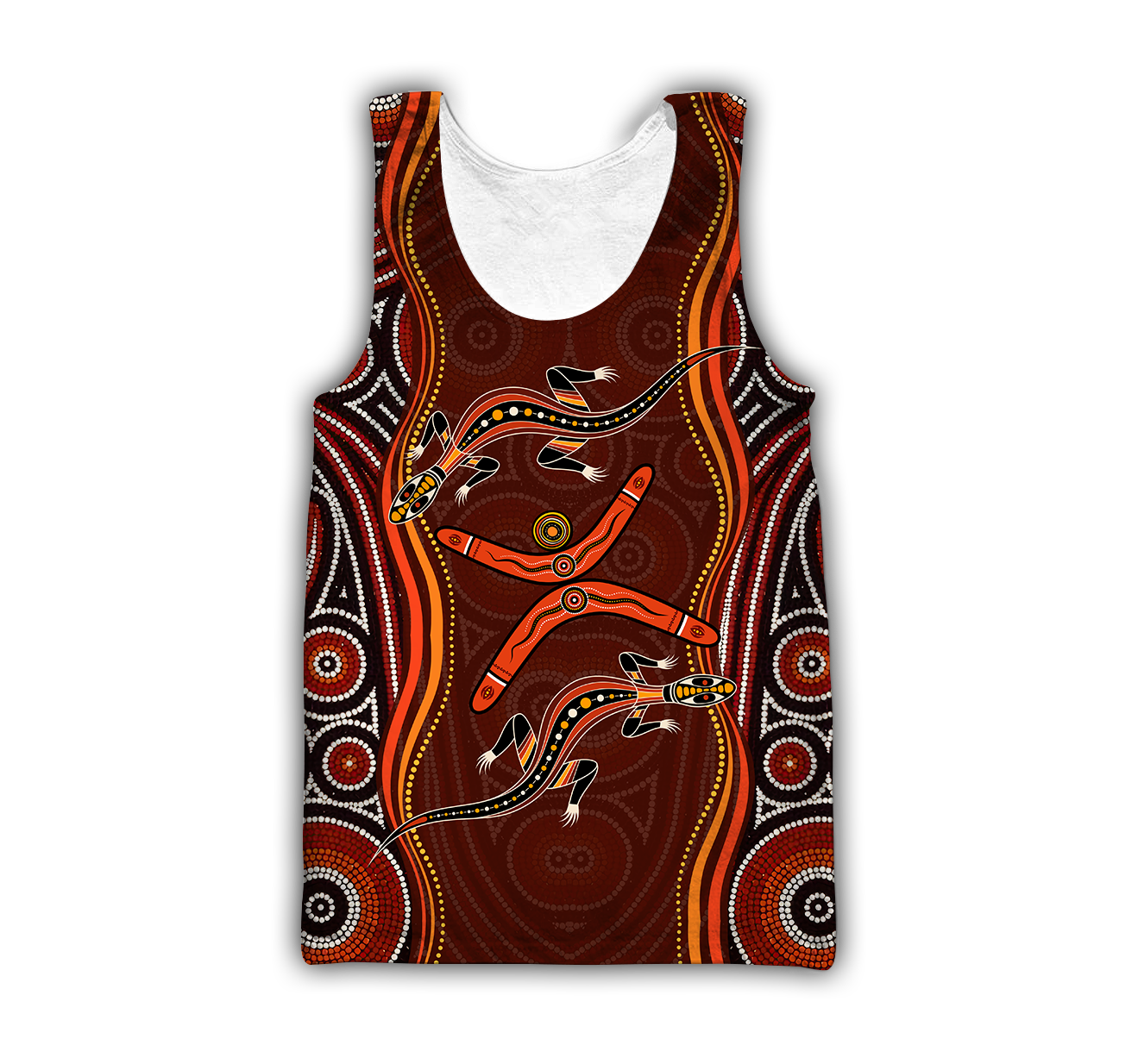 Aboriginal Naidoc Week Heal the Lizard 3D print summer shirts