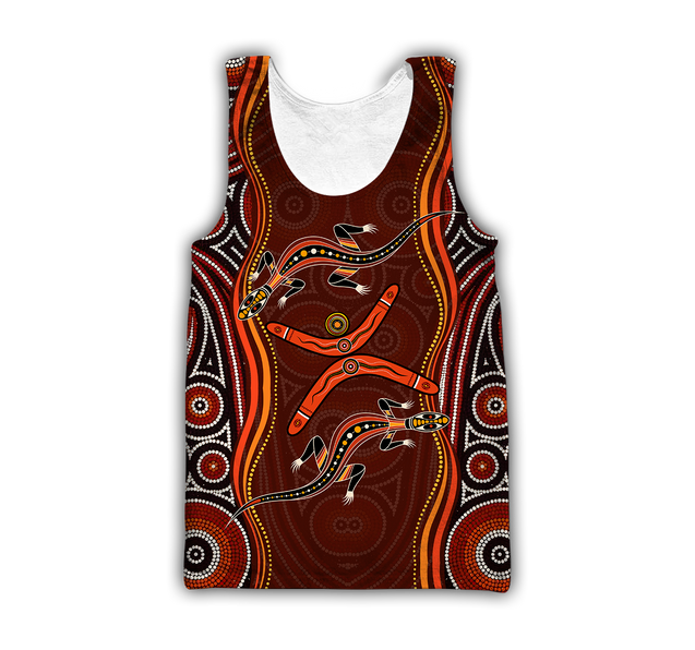 Aboriginal Naidoc Week Heal the Lizard 3D print summer shirts